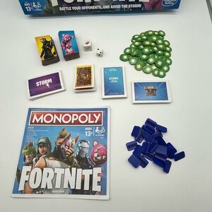 Fortnite Monopoly Board Game Replacement Parts Pieces Cards Dice Instructions